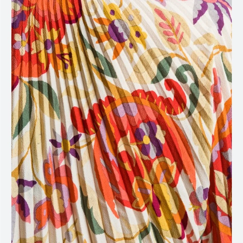 Etro Floral Pleated Paisley Poncho Women's Top Tunic - Resort 2019 - Picture 4 of 5